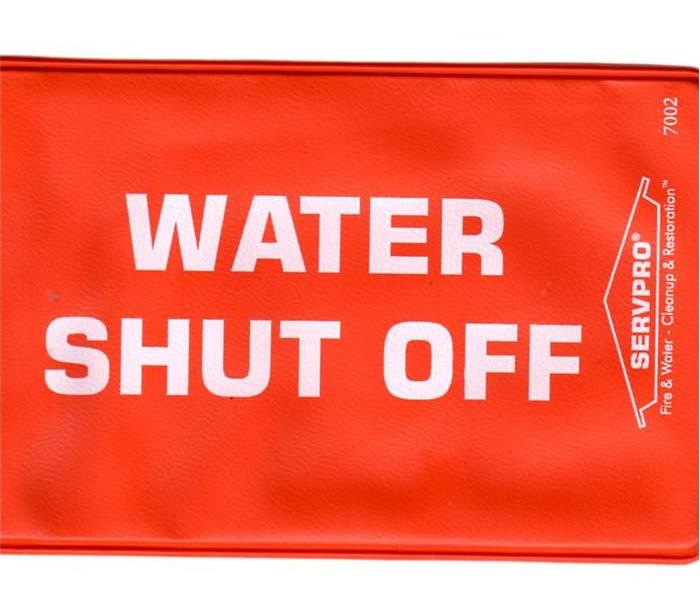 Water Shut Off Tag
