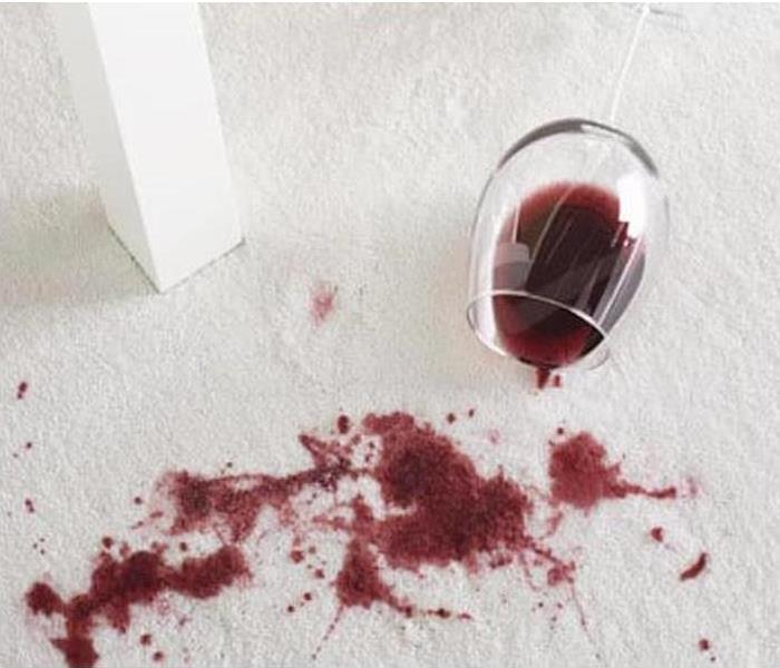 Photo of Red Wine Spill on Carpet